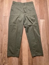 Vintage US Army OG-507 Utility Trousers Men’s 36 x 33 Olive Green Durable Press  picture
