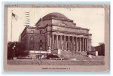 1906 Columbia University Library New York NY, Newbury VT, Posted Postcard picture