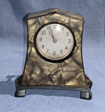 Vintage Tuskeloid Desk Clock Made in USA (PL24) picture