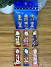 Disney Grandfather Clock Blind Box Enamel Pin - You Choose & Complete Set of 6 picture