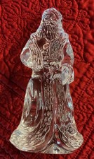 Waterford Crystal 1st Edition VICTORIAN SANTA 6.5” Christmas Sculpture Figurine picture