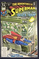 DC The Adventures of Superman #481 (1991) Catch the Death Train picture