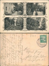 Postcard Bellwitz-Löbau Bělecy 4 picture restaurant scale 1926 picture