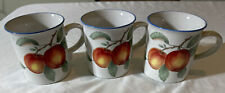 Set of 3  Mugs by Savoir Vivre, Made in Japan - Luscious JJ017 picture
