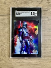2021 Topps Star Wars Galaxy Jango Fett #41 Refractor PSA SGC 10 picture