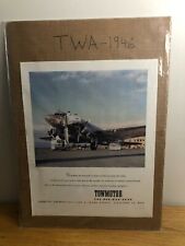 TWA MARCH 1946 ADVERTISEMENT FORTUNE MAGAZINE TOWMOTOR THE ONE-MAN GANG VINTAGE picture
