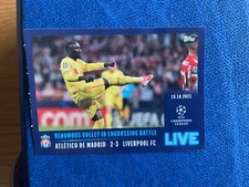TOPPS UEFA CHAMPIONS LEAGUE 2021/22 LIVE ATLETICO MADRID LIVERPOOL L10 NEW picture