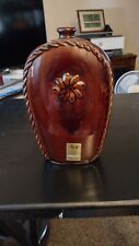 Hungarian Made Vase Burgundy Color, Embossed, Unique picture
