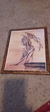 Framed Amy Brown Print Rose Angel picture