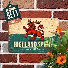Welsh Dragon Flag Rustic Metal Tin Sign Wales Heritage Bar Wall Decor picture