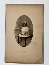 Antique Victorian Edwardian Child Portrait Photograph London Studio Photo Art picture