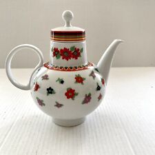 Vintage Heinrich Selb Floral Gypsy RosePattern Porcelain Teapot Made in Germany picture