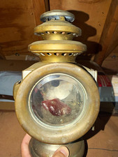 Antique E&J Detroit Brass Auto Carriage Tail Lamp PAT Dec 9 1908 picture