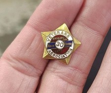 Vintage C&NW Chicago & Northwestern Railway Veterans ASSN Service Pin 30 Years picture
