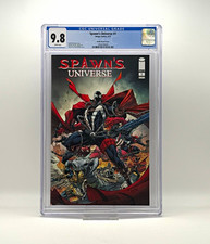 Spawn's Universe #1 CGC 9.8 White Pages Brett Booth Variant Cover Image 2021 picture