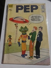 Pep Comics #153 FN- Sci-Fi Alien UFO Cover Archie Comic Series 1962 picture