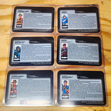 RARE GI JOE HASBRO WALMART EXECUTIVE FILECARD FULL SET OF 6  1990 STONEWALL SAM  picture