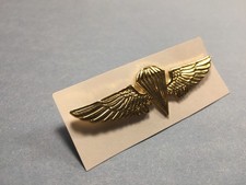 USN / USMC - Parachutist Badge (Gold tone) full size picture