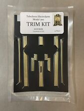 TRIM KIT for Telechron Model 700 Electrolarm Desk Clock - SOLID BRASS picture
