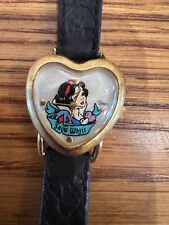1990's Timex Disney's Snow White & the Seven Dwarfs Heart Shaped Watch picture