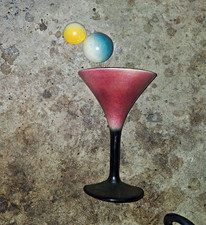  MCM Ceramicraft San Clemente CA Martini Glass Wall  Bubble Bar martini glass picture