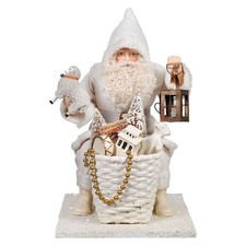 Winter Wishes Santa With Basket Of Toys picture