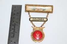 Vintage Whitehead & Hoag Freemason brotherhood pin NICE COND. 3 1/2