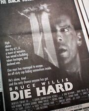 DIE HARD American Action Film Movie Opening Week AD 1988 Los Angeles Newspaper picture