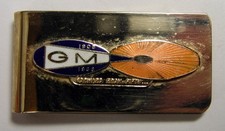 Vintage G.M.General Motors 1908-1958 Forward From Fifty Enameled Money Clip picture