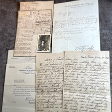 1864 Civil War Delaware Soldier Archive John B Stradley Photo Pension Lot Record picture