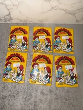 Vintage 6 Packs Of 1970s Unopened Donruss Ticky Tacky Wax Packs picture
