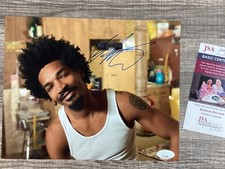 (SSG) Cool EDDIE STEEPLES Signed 10X8 Color 