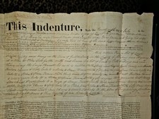 1817 Albany NY Land Deed – Vedder, Woodworth, Crary Families – 28 Acres Located picture
