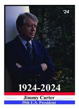 Jimmy Carter Political Trading Card - 39th President - RIP picture