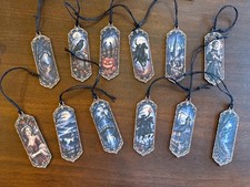Legend of Sleepy Hollow Set of 12 Halloween / Christmas Ornaments Wood Handmade picture