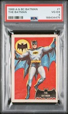 1966 A & BC BATMAN (BLACK BAT ON FRONT) #1 THE BATMAN PSA 4 picture