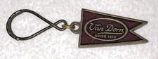 Vintage Van Dorn Demag Iron Works Since 1872 Metal with Red Enamel Keychain picture