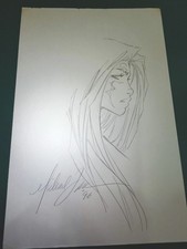 Michael Turner Original Witchblade Art Sketch Signed Dated 1996 Early Pencil 💎✨ picture