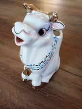 VTG Napco Bull With Bell and Garland Creamer Marked S1295 RARE picture