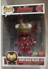 Funko Pop 10 Inch ~ Iron Man Mark 43 #962 ~ Glow-in-the-dark GameStop Exclusive picture