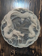 Genuine Incolay Stone – Hand Crafted U.S.A Dragon Bowl 11 Inch Diameter picture