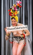 Carmen Miranda Female Pinup Nude Style Photo Live Perfomance Wardrobe Fail On TV picture