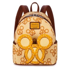 New 2022 Disney Parks Mickey Pretzel Backpack Loungefly Scented bag Disneyland picture