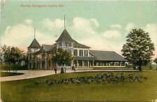 c1907 Chromograph Postcard; Pavilion, Springbank, London Ontario Canada Posted picture