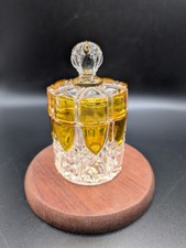 Antique Val St Lambert Crystal  Vanity Dresser Jar 1920-1930 picture