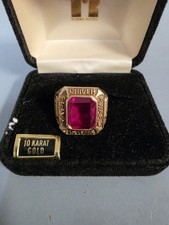 Vintage 10kt Gold Frito Lay 15 Year Safe Driving Ring Employee Award  picture