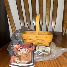 Longaberger 2002 Parsley Booking Basket New In Original Packaging. picture