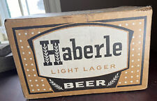 Antique Vintage Beer Advertising Original Haberle Lager Box Syracuse NY picture