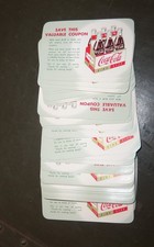 53 Vintage Coca Cola Coupon Cards 1950's Soda Advertising Promotional picture