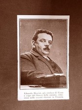 Politician Édouard Herriot in 1924 Troyes, 5 July 1872 - Lyon, 26 March 1957 picture